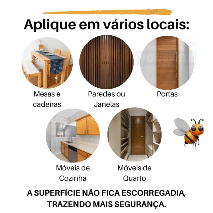 Polimento de móveis, cera de abelha, à prova d'água