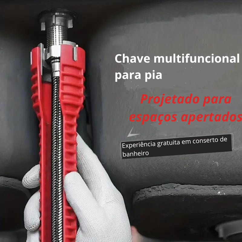 Chave Multifuncional para Encanador